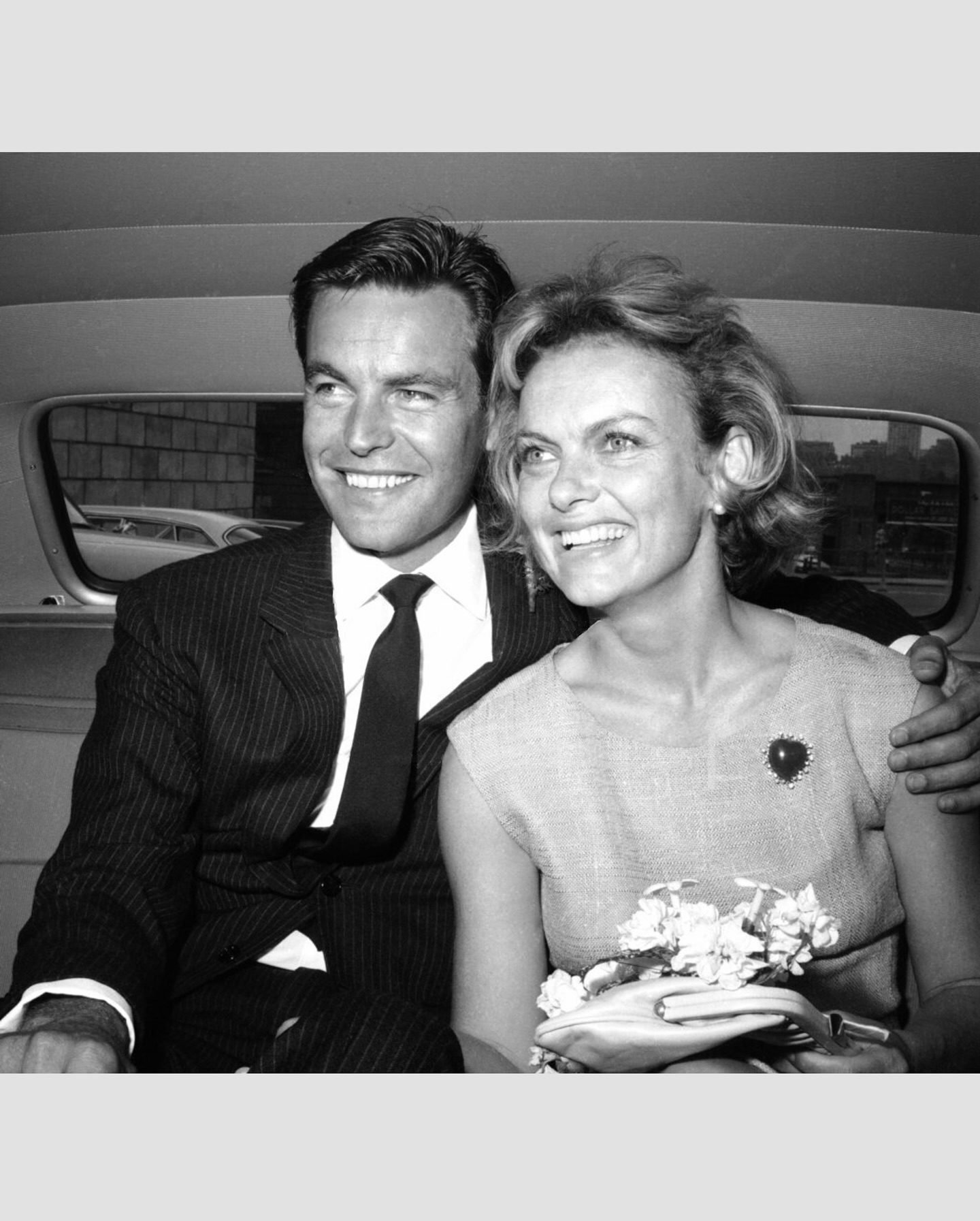 Memories of Marion and our marriage 62 years ago today. @katewags_511 @featheredfish 
.
.
.
#robertwagner #marionmarshall #katiewagner #joshuadonen #family #happyanniversary #ittakesathief #oldhollywood