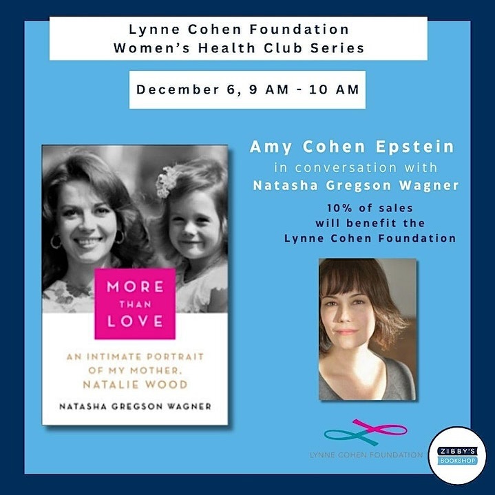 More exciting news from Natasha. She is going to be  @zibbysbookshop  on Wednesday, December 6th from 9-10a.m. talking to her friend @acelcf about her book “More Than Love: An Intimate Portrait of My Mother, Natalie Wood”. If you are in the LA area she would love for you to attend.  Link in my bio to reserve your spot. 
.
.
.
#natashagregsonwagner #morethanlovebook #lynnecohenfoundation #zibbysbookshop #nataliewood #robertwagner #prouddad #family