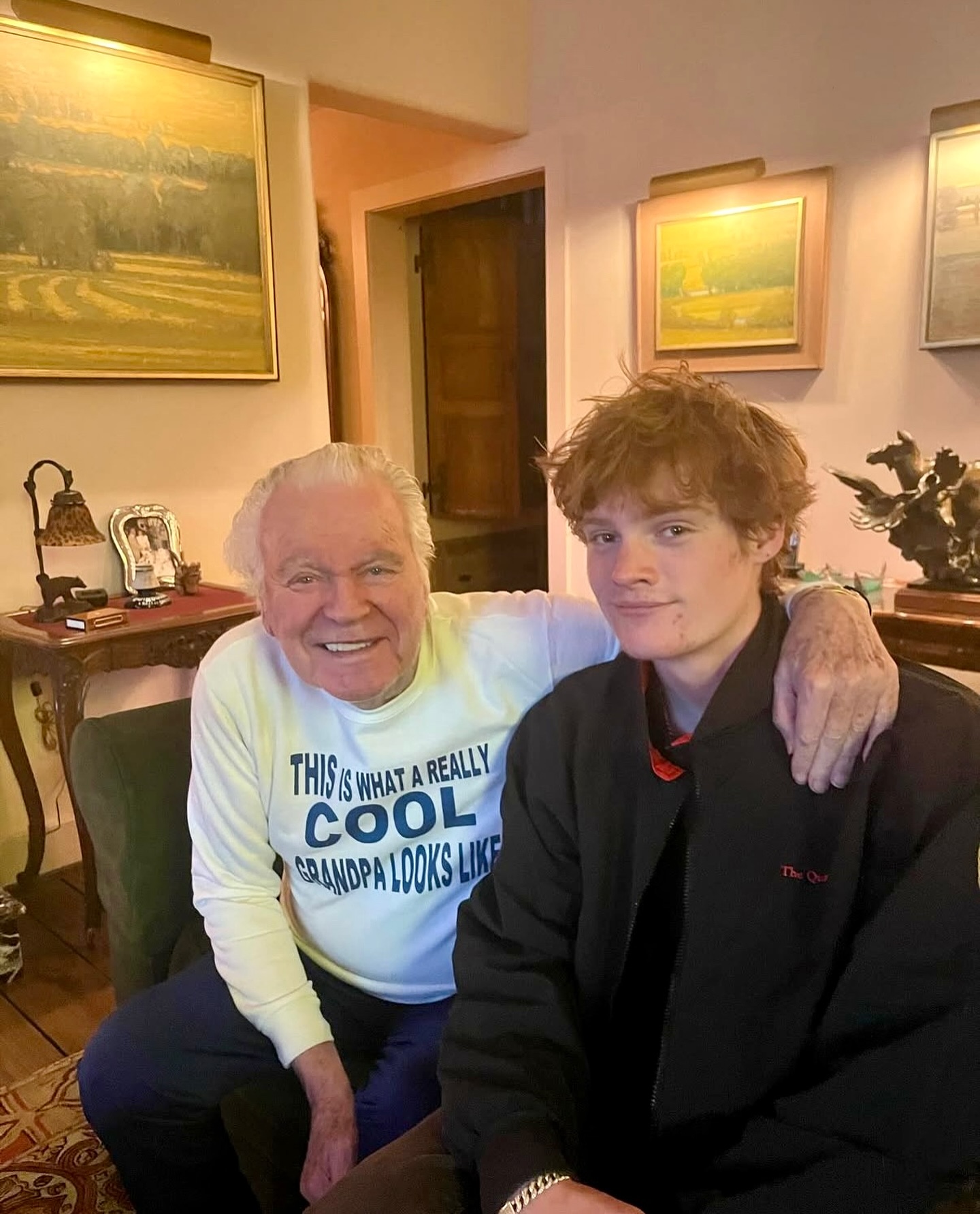 Jill and I would like to wish our terrific grandson Riley a great 19th Birthday! So proud of the incredible young man you have become. Love you, always! Nono and Nona💙
.
.
.
#robertwagner #katiewagner #jillstjohn #family #love #ProudGrandpa #19yearsstrong #happybirthday #grandson #Tiffanycase #jamesbond #diamondsareforever #JonathanHart #AnthonyDiNozoSr #HarttoHart #NCIS #MovieStar #TVStar #ittakesathief #almundy #austinpowersnumbertwo #Bestlife